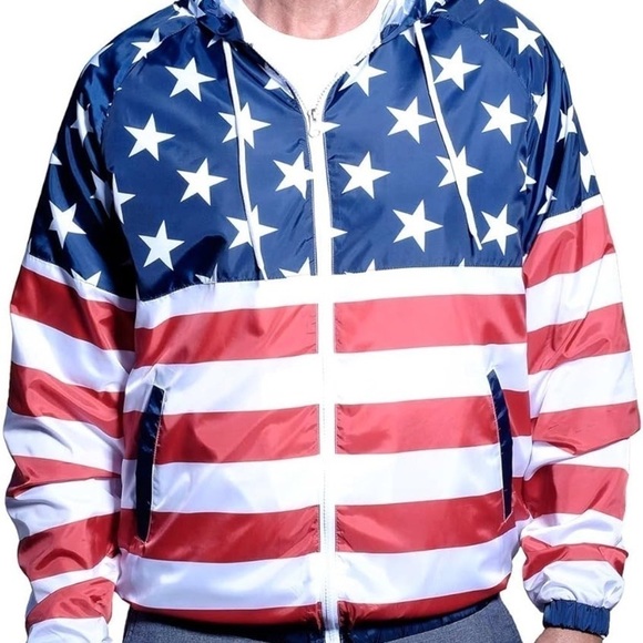american summer Other - American Summer Mens Full zipper Patriotic hoodie jacket sizes T21